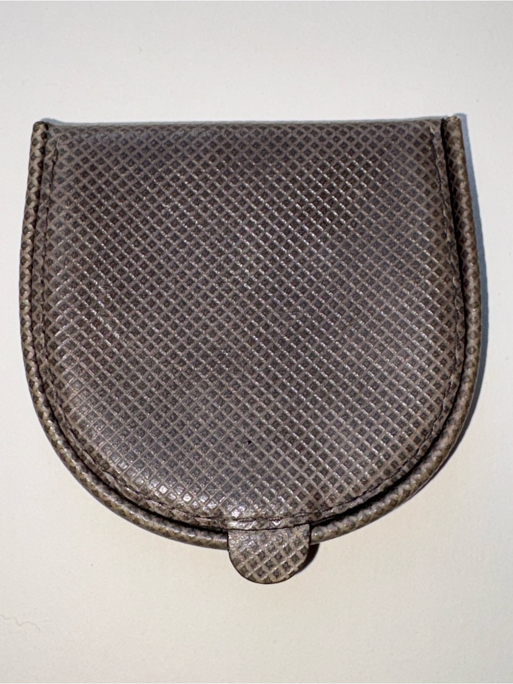 Vintage BOTTEGA VENETA Grey Marco Polo? Men’s Coin Holder ULTRA-RARE Leather